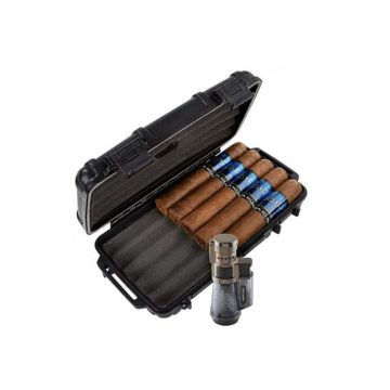 Coffret de voyage ACID Kuba Kuba – Cave à cigares Herf-a-dor, briquet Vertigo et paquet de 5 cigares