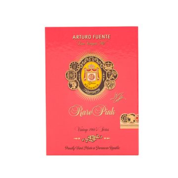 Arturo Fuente, œuvre d'art rare de la série vintage rose des années 1960 – 4⅞ x 60