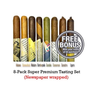 Belicoso Pig-tail Super Premium Connecticut Newspaper– 4¼x60