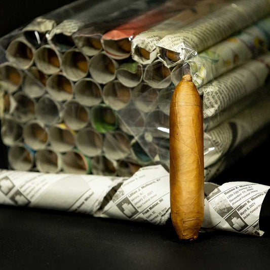 Belicoso Pig-tail Super Premium Connecticut Newspaper– 4¼x60