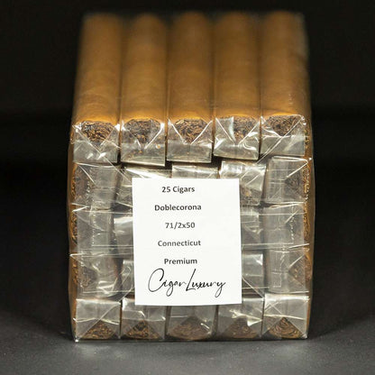 Doble Corona Premiumᐩ Connecticut – 7½x50 avec cellophane.