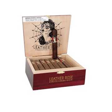 Drew Estate Deadwood Leather Rose Petite Corona – 4×43