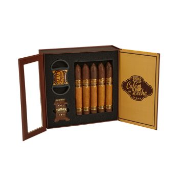 Drew Estate Tabak Especial Coffret cadeau – Comprend 5 paquets de Tabak Especial Café con Leche