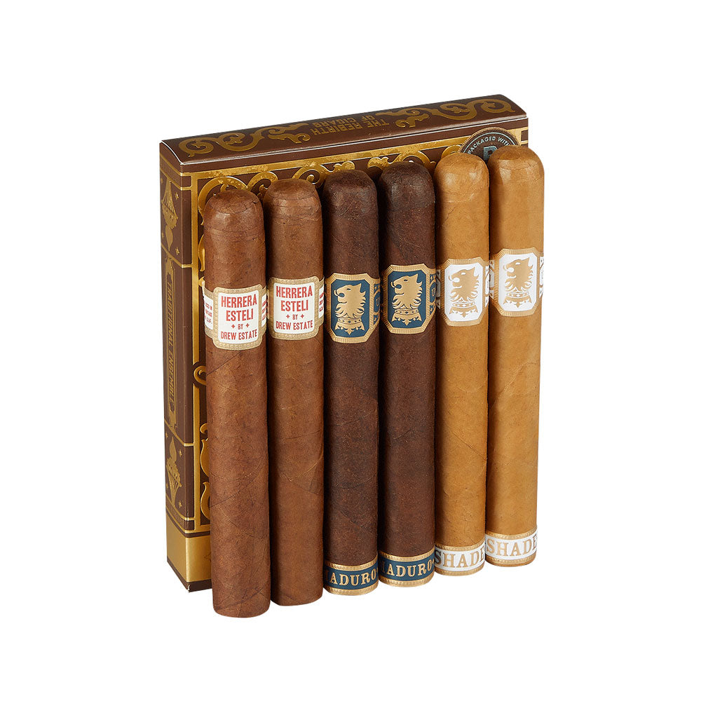 Coffret d'échantillons traditionnels Toro de Drew Estate – 6 pièces