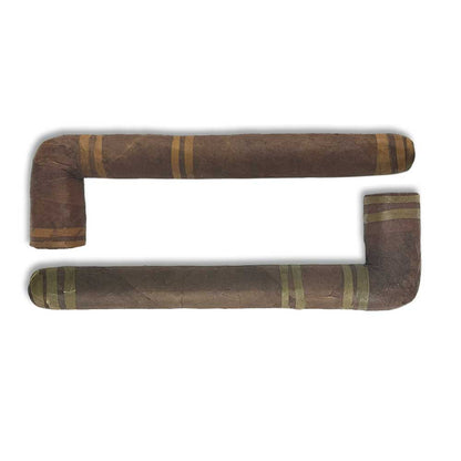 Duo de cigares fantaisie en forme de pipe