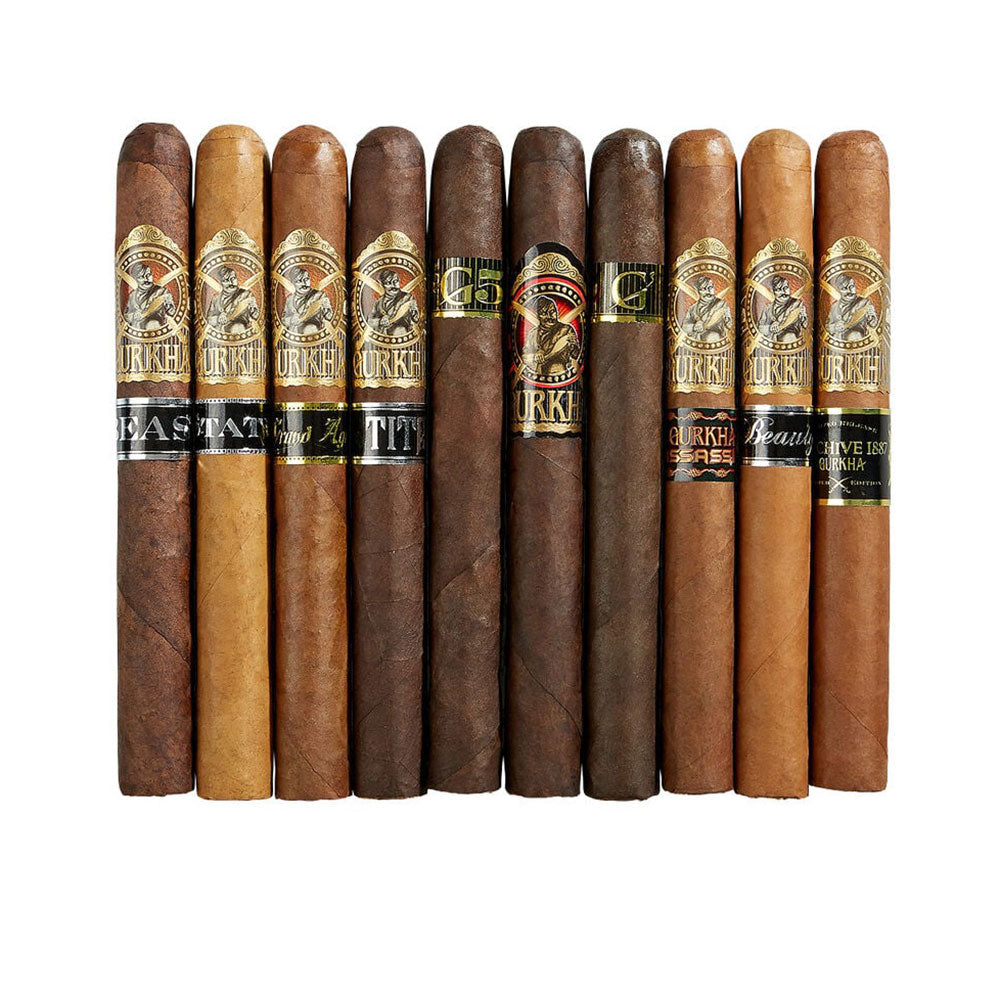 Échantillon Churchill Gurkha à 10 pièces