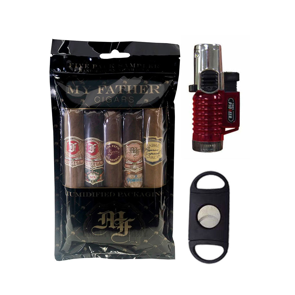 Mon père Assortiment d'échantillons humidifiés 5 Toro – 6×50. Version n° 3