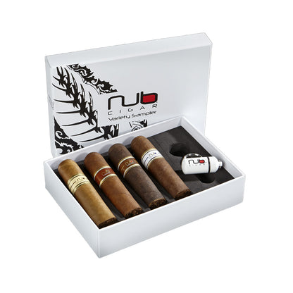 Nub 4-Cigar Taster Pack + Punch Cutter