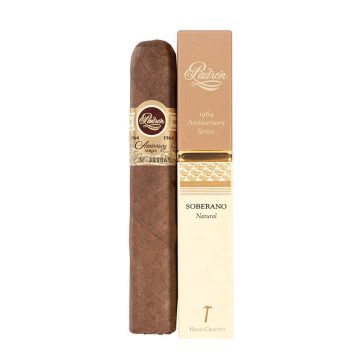 Tube naturel Soberano série anniversaire Padrón 1964 – 5 × 52