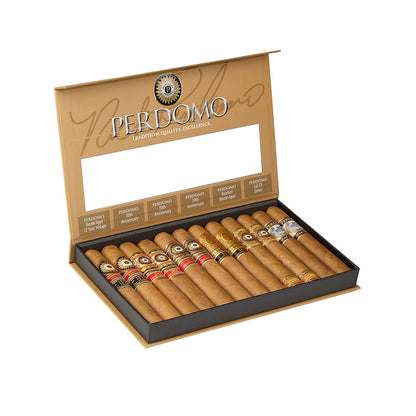 Perdomo Connoisseur Collection Connecticut – Premium 12‑Cigar Assortment