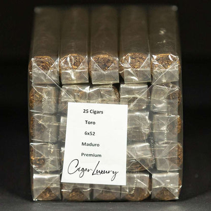 Toro Premiumᐩ Maduro – 6×52 avec cellophane.