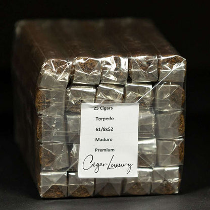 Torpedo Premiumᐩ Maduro – 6⅛x52 avec cellophane